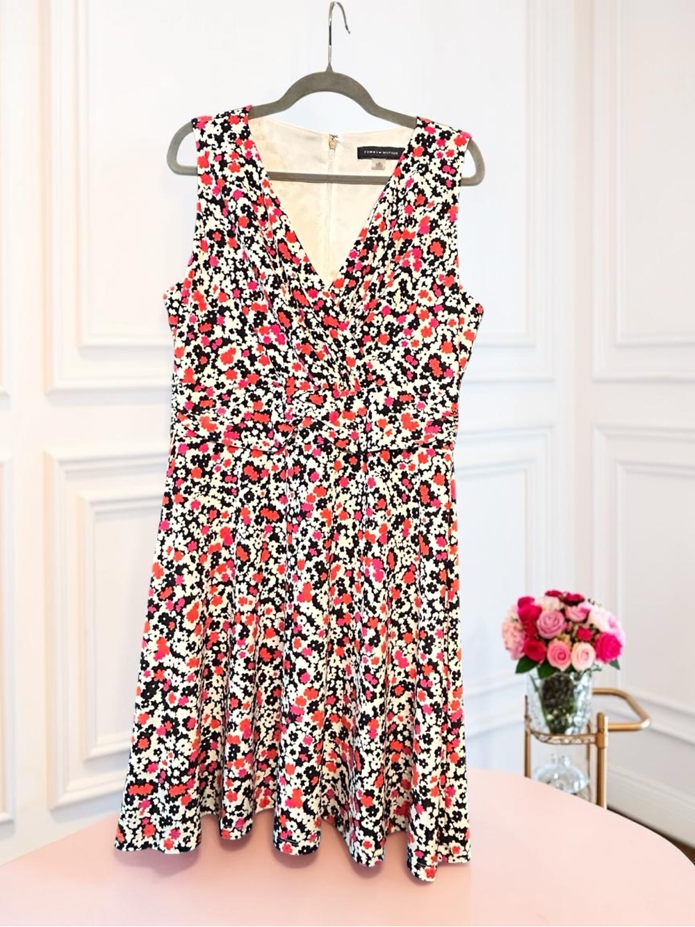 Tommy Hilfiger Floral Fit & Flare Dress Size 14